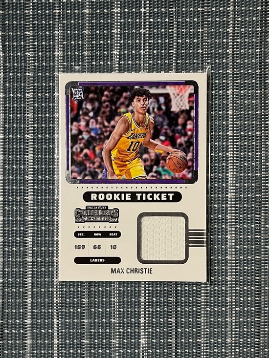 Panini Other - RC Patch 🏀 Max Christie Panini Los Angeles Lakers Basketball Card #RTS-MCL